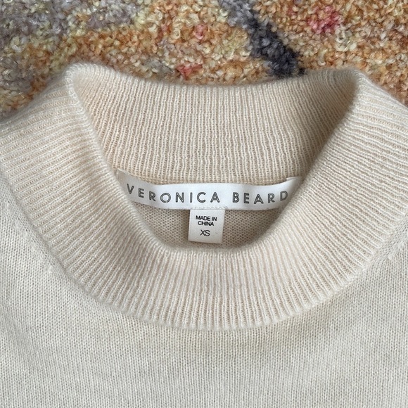 VERONICA BEARD Mar Cashmere Bell-Sleeved Sweater - XS - Picture 3 of 4
